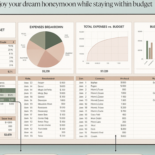 (FREE) Honeymoon Budget Planner