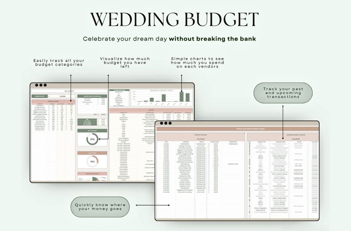 wedding budget without spending too much 