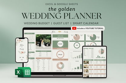 wedding planner with budget and smart calendar