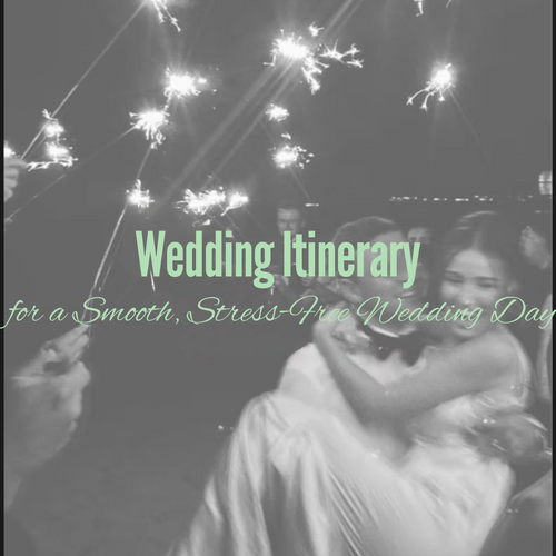 (FREE) Wedding Itinerary For Guests